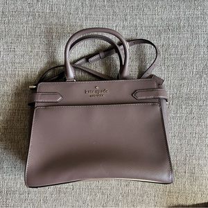 Kate Spade Taupe Crossbody Hand Bag